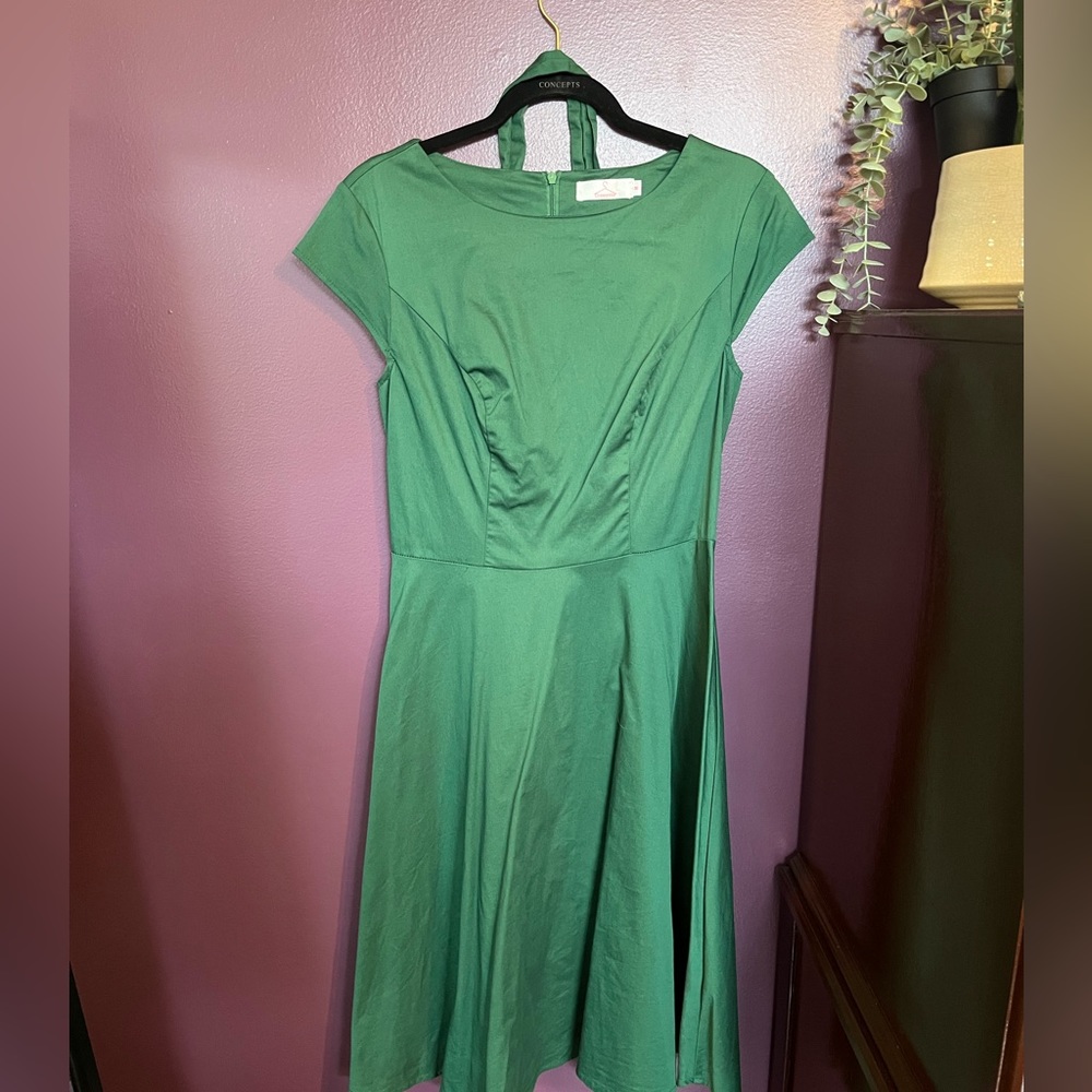 Green dress